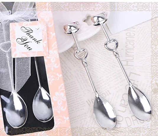 Love Stainless Steel Spoon Tea Coffee Drinking Teaspoon Bridal Shower Wedding Bridal Party Favors Lover Valentines Gift