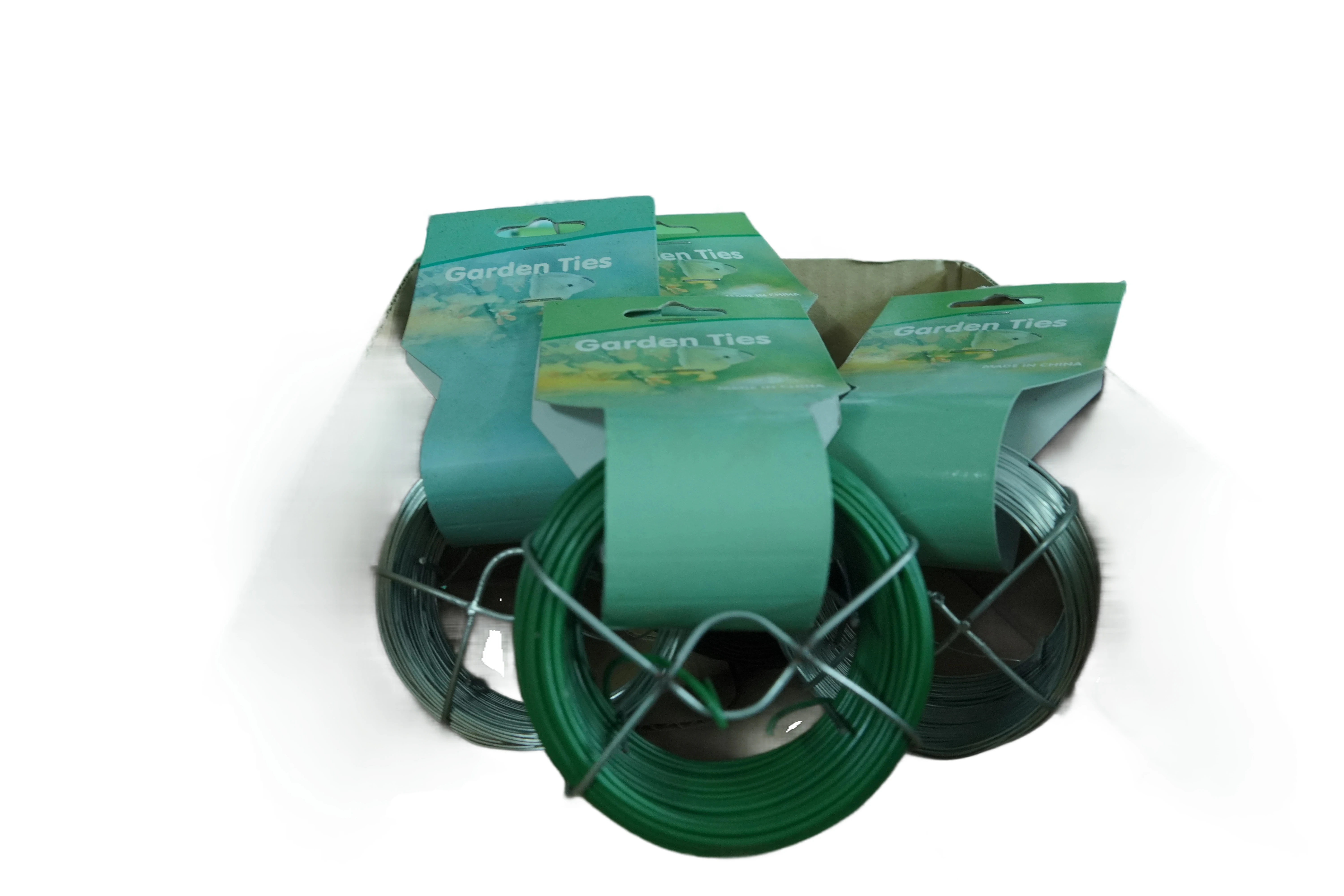 Garden Plant Wire Heavy Duty Green Coated Plant Twist Tie Garden Training Wire Tie Wire Planting Garden