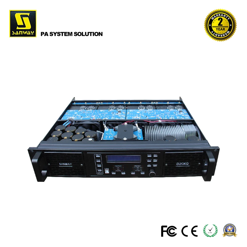D20KQ FP20000Q Sanway 4-канальный цифровой обработки сигналов мощности