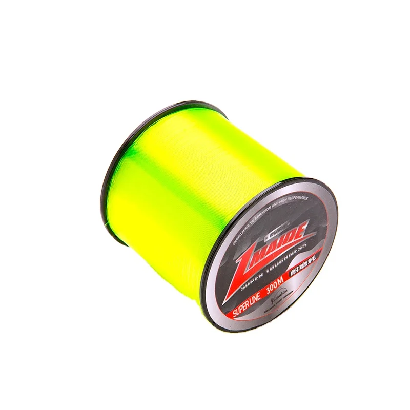 Monofilament Fishing Line for Fishing Lines Super Strong Nylon Hot Selling 300m Standard Green Level 10 Pcs OEM Acceptable
