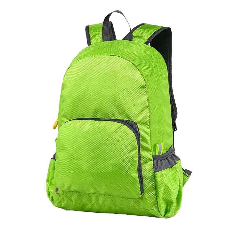 Waterproof Cheaper Small Quantities Can Custom Logo Lightweight Nylon Daypack Foldable Shopping Backpack Bag Backpack Women