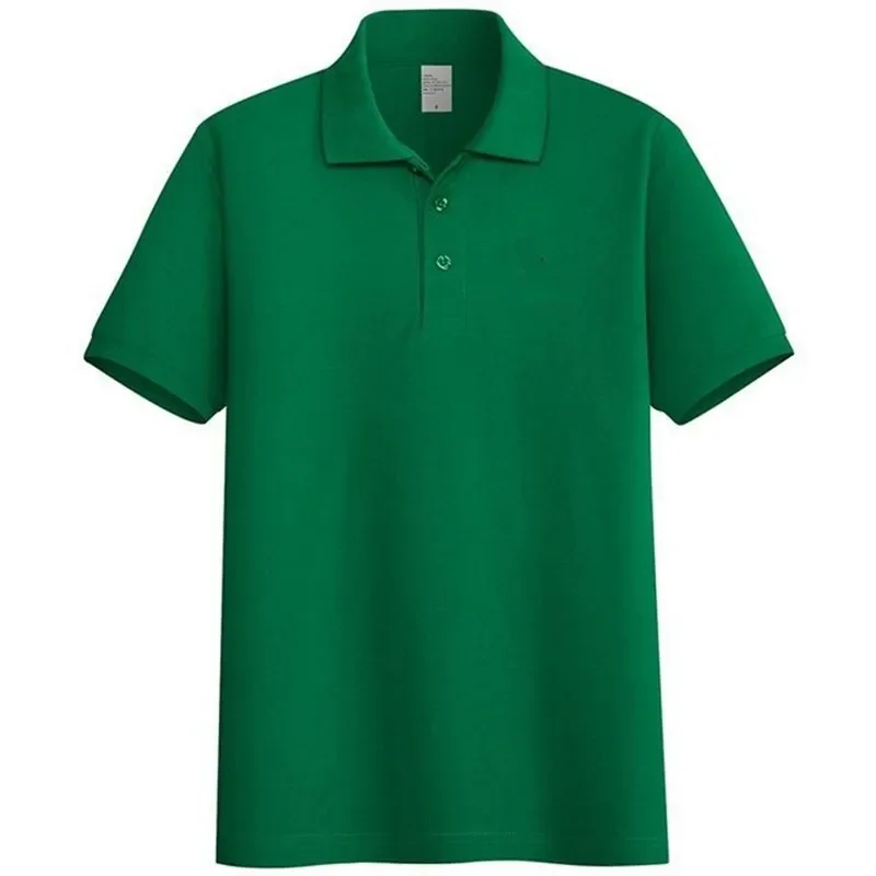 AQTQ Wholesale Manufacturer plain golf 100%Polyester cotton custom printed embroidery men summer polo shirts