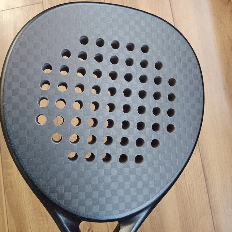 EVA Memory Padel Racket Sports Paddle Tennis Rackets with 3K 12K 18K Carbon Fiber Surface
