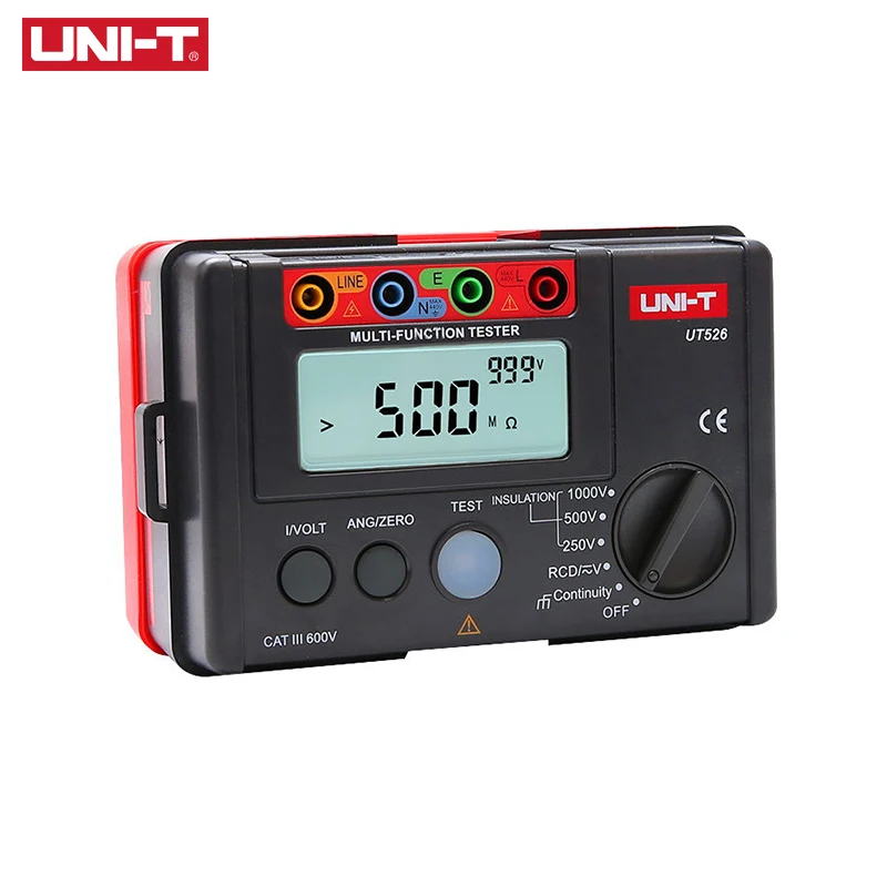 UNI-T UT526 Multifunction Electrical Meter 1000V Display Count 10000 Installation Tester