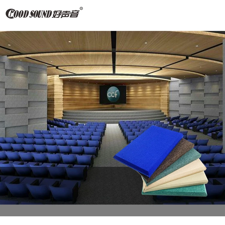 GoodSound Hotel Wall And Ceiling Acoustic Fabric Top Quality Acoustical Sound Absorbing Panels