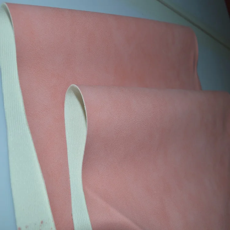 
Thick leather faux fabric synthetic pu nubuck for sofas 