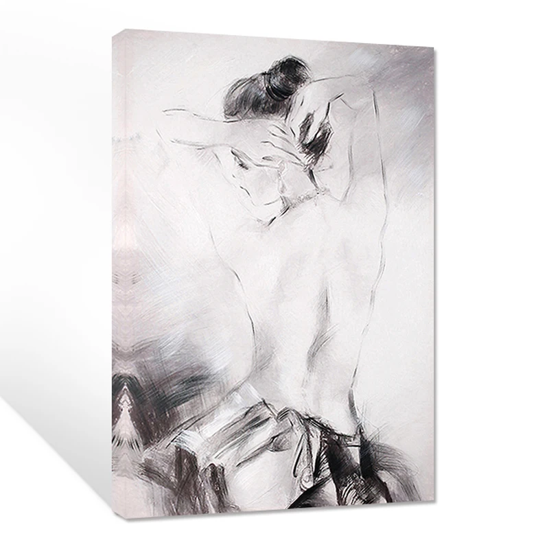 Abstract Modern Portrait Oil Painting Beautiful Paintings Naked Women