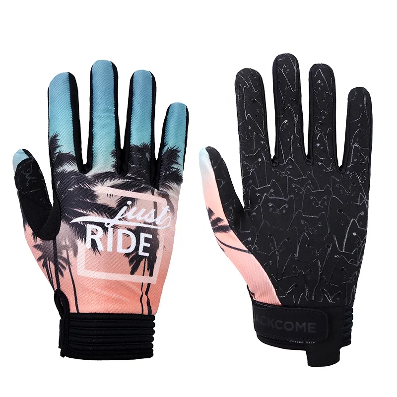 Cycling Gloves Lightweight Full Finger MTB Gloves Silicone Anti-slip Gloves For Women
