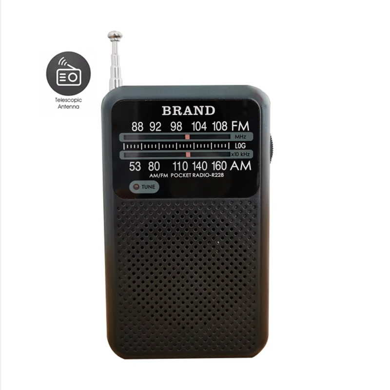 Good quality and friendly material radio Longest Lasting Pocket fm am Radio receiver