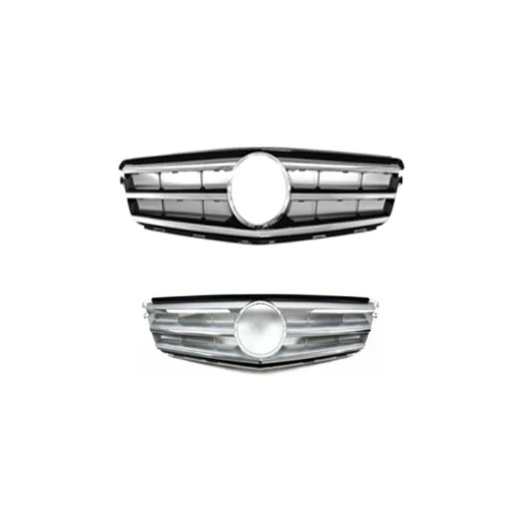 
C-Class W204 Sport Style Car Front Grille Replacement Parts For Mercedes-Benz 