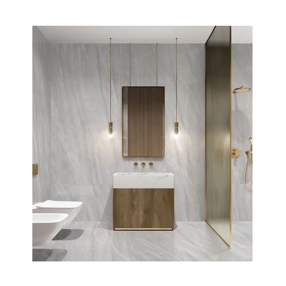 factory Marble Alternative Spc Board Fireproof High Glossy Uv Pvc Marble Sheet 4mm Pvc click  Wall Panel