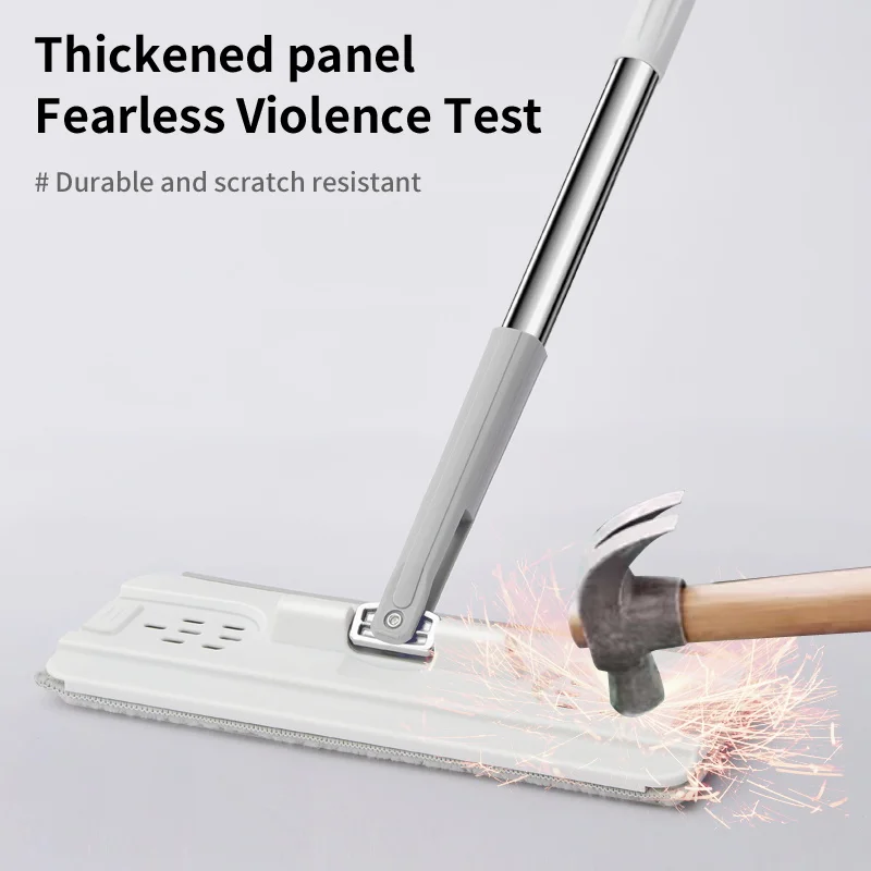 China Professional Manufacturer Flat Squeeze Mop Supplier Folding Squeeze Flat Mop Microfiber Floor Cleaning Mop