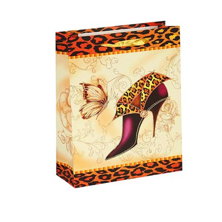 Custom Luxury Shopping Paper bags with Your Own Logo for Shoes
