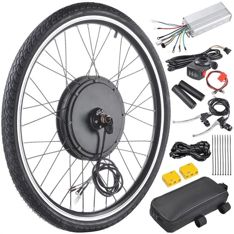 48v 500w E Bike Powerful Motor Electric Cycle Conversion Kit With Battery