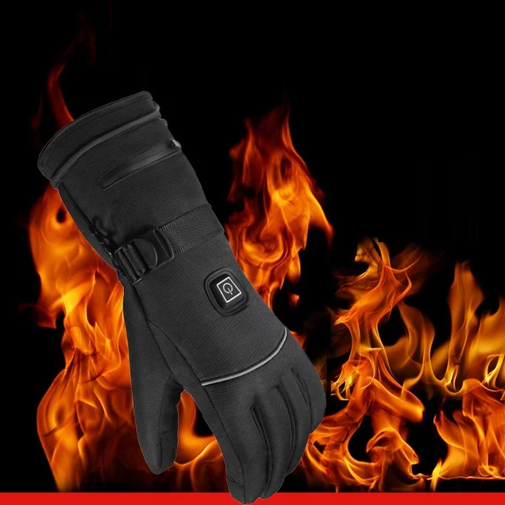 Heated tebukuro Battery Rechargeable Heated Motorcycle Ski Snow tebukuro for Men Women Black Waterproof Custom Winter Cotton