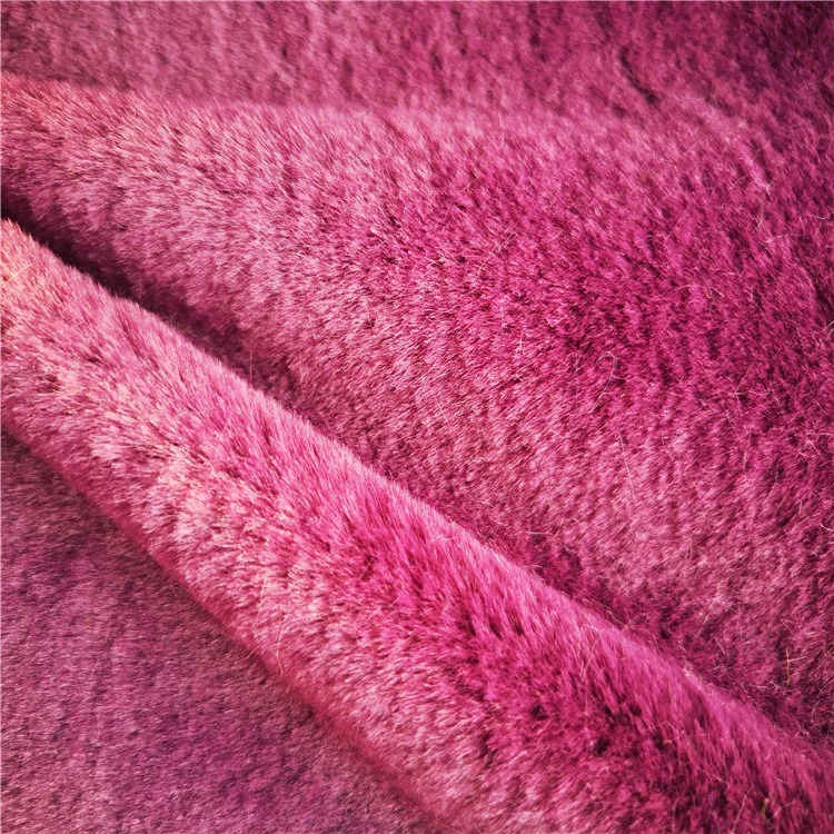 
Faux Rabbit Fur Fabric Plush Fabric 100% Polyester Knit Fabric For Plush Toys Plush Doll 