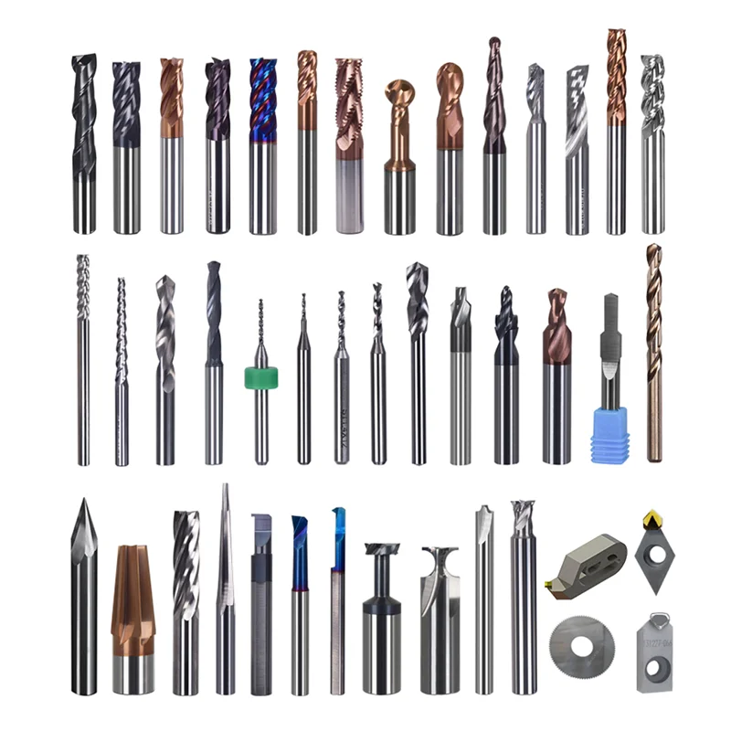 High Precision Carbide Up And Down Cut Milling Cutter 2 Flutes CNC Compression Bit End Mill for Wood