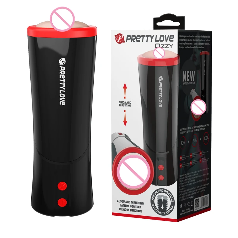 Male Masturbator 3 Modes Automatic Telescopic Pleasure Machine Pocket Pussy Thrusting Vagina Sex Cup Adult Sex Toy For Men