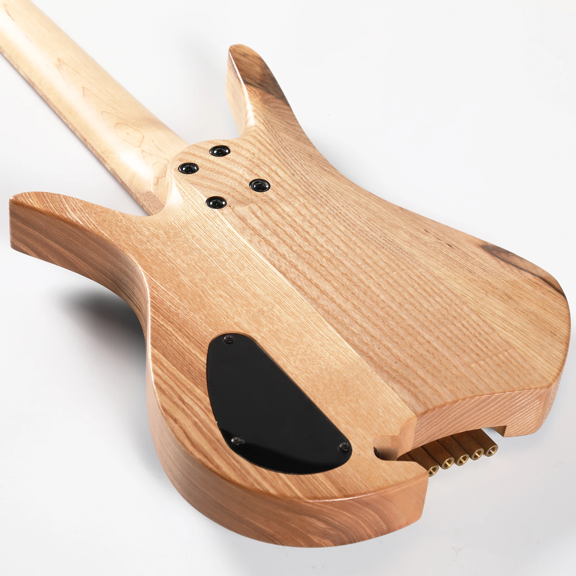 Batking 7 String  Fanned Fret Headless Electric Travel Guitar with Multiscale Birdeyes Fingerboard  Of Luminous Inlay