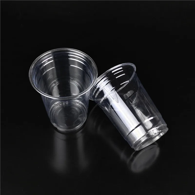 
16oz Customized Cup Printing Logo Plastic Cup with Dome Flat Lid 