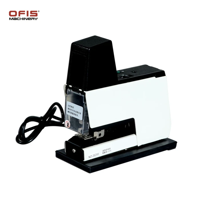 Electric flat stapler heavy duty stapler with foot step