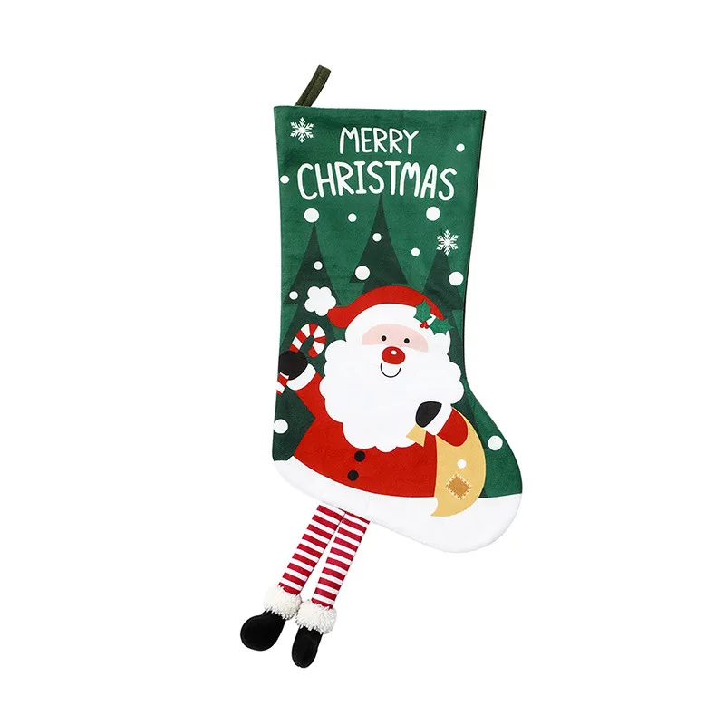 New Christmas Socks Gift Socks Christmas Tree Pendant Decoration Gift Bag Christmas Home Decoration Pendant Supplies