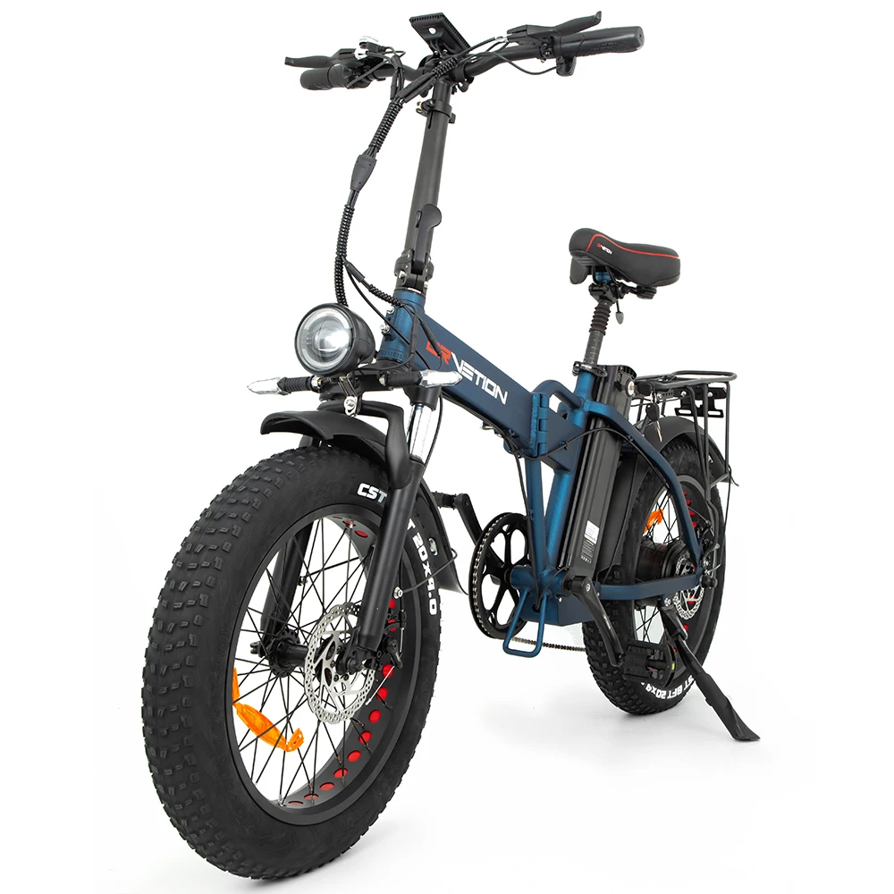 2024 new design eu usa warehouse e bike 750w powerful motor 20 inch off- road tires 100km ranges folding electric bike