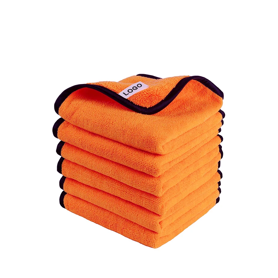 
China Suppliers Microfiber Cleaning Cloths Twist Fabric Absorbent Coral Fleece Car Wash Cloth Towel 