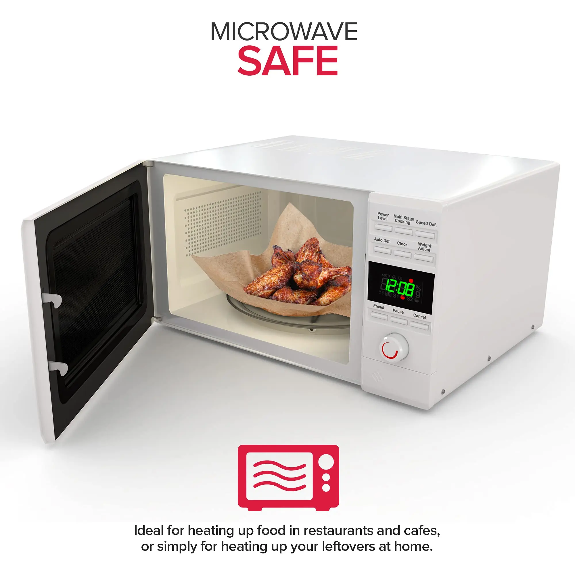 250pcs Food Grade Greaseproof Papers Oil-Proof Wrapping Wax Wrap Paper for BBQ Sandwich Hamburgers