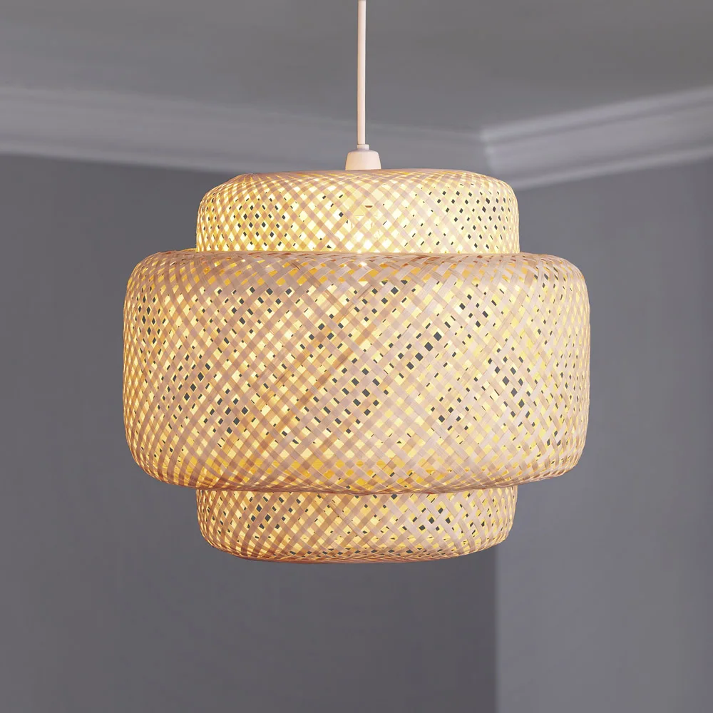 Ceiling light Home Decorative Chandelier Bamboo Natural Style Light