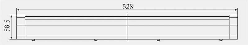 20 Years Manufacturer AC100V~240V 50/60Hz 2x10W 1400lm IP23 Wall-mounted Stainless Steel LED Corridor Light Ship Walkway Lights