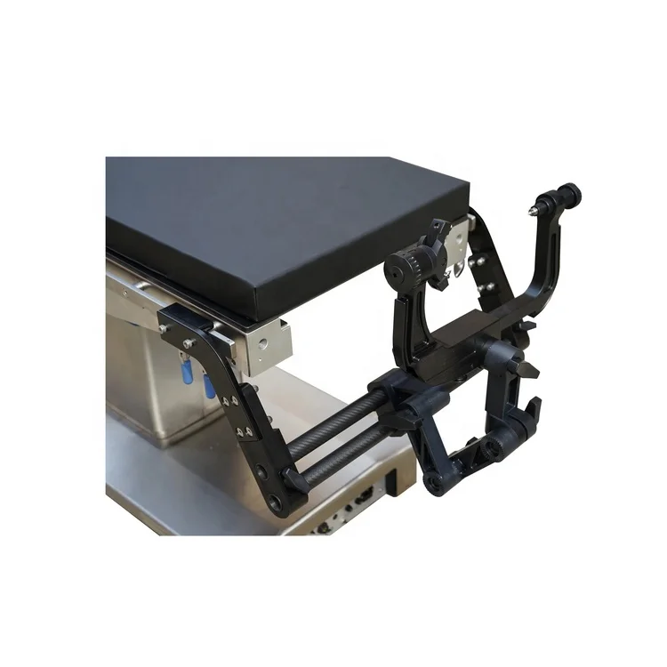 JQ-026C Neurosurgery use Carbon fiber three needle holder U- shaped headstock Carbon fiber mayfield imaging head frame