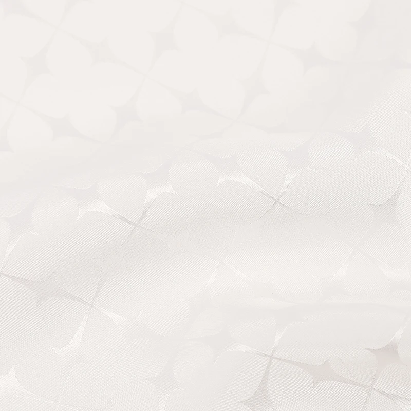 Wholesale Hangzhou fashion Silk Lines Cross Shine Jacquard White 114cm printing  100% silk fabric scarf