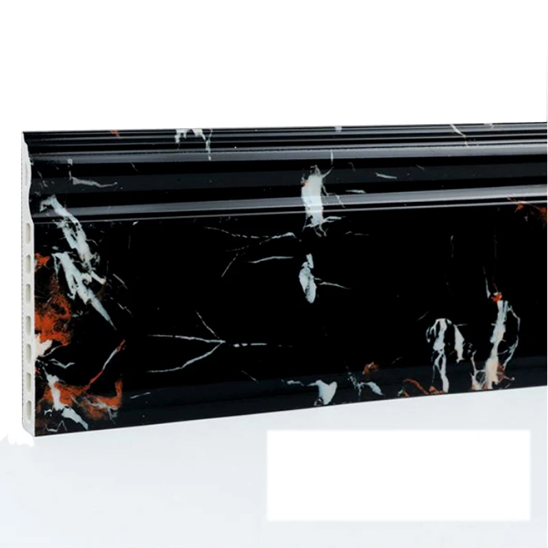 Wholesale Waterproof Plastic Kitchen Aluminum PVC Plinth PVC Skirting Board