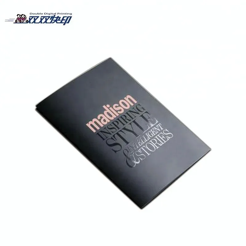 Custom Company Brochure Catalogue Digital Printed Magazine Flyer Booklet Cardboard Paper for Business Use