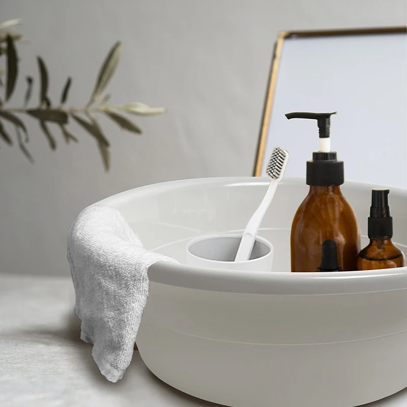 Hanser PD-893 High Quality Round Washbasin Household Bathroom Basin Washing Basin Washbowl Kitchen Wash Fruit Vegetable Basin