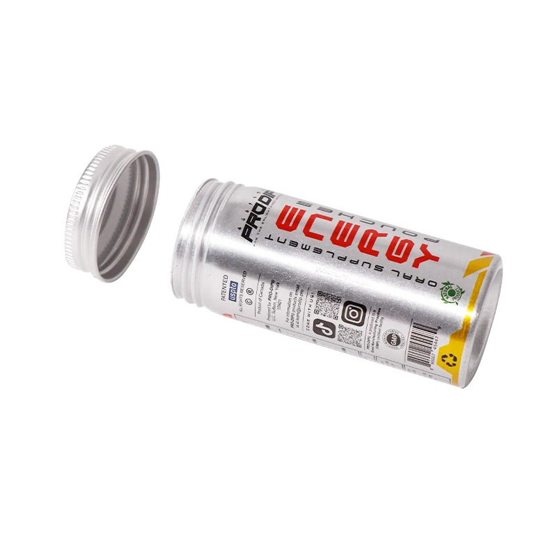 Empty Round Aluminum Container Tin Jars For Food Storage Cans