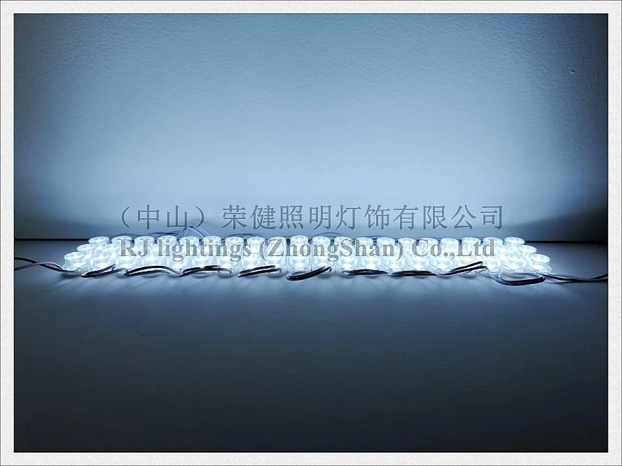 Входной светодиодный световой модуль AC110V / AC220V 62 мм * 18 SMD 3030 3 LED 2 Вт IP65 водонепроницаемый с объективом для рекламных осветительных коробок