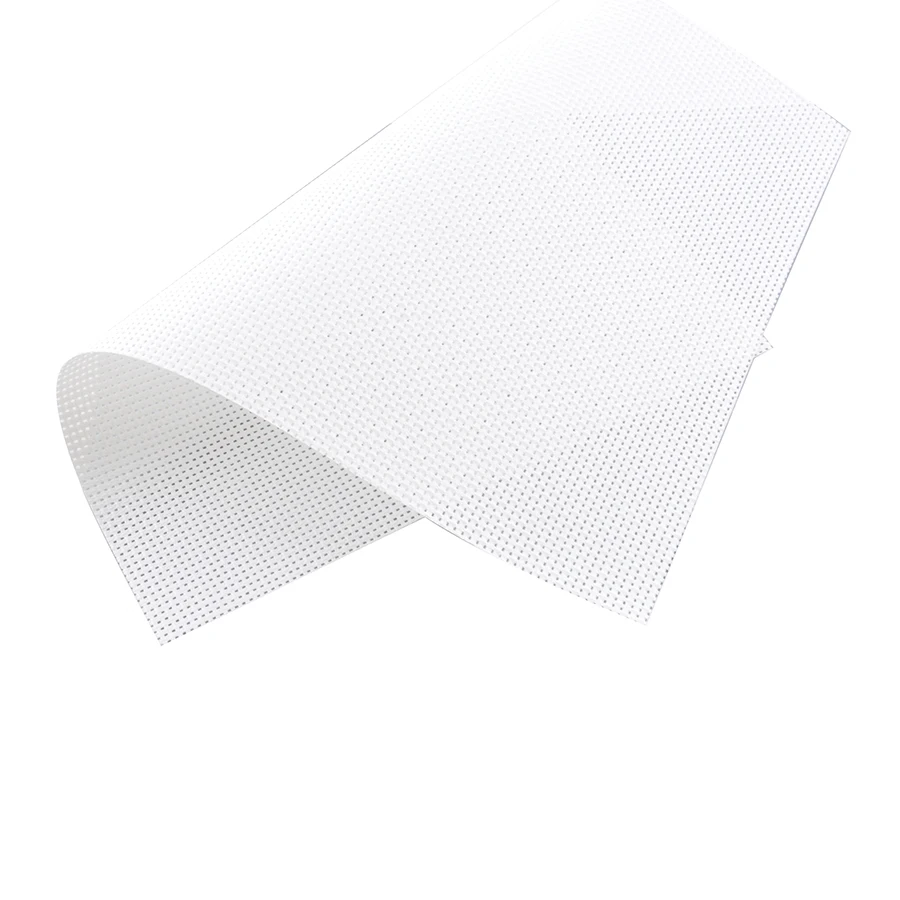 Coated Block Out Mesh Flex Banner Outdoor Advertising Printing Material Pvc Printing Materials