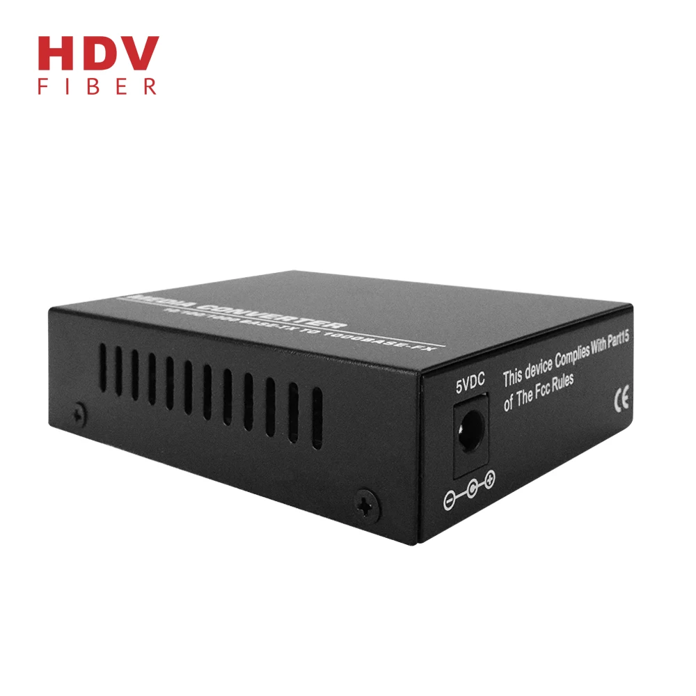 Shenzhen Manufacturer 10/100/1000M LC/SC fiber optic 1 SFP Port 1 rj45 20km Ethernet Media Converter
