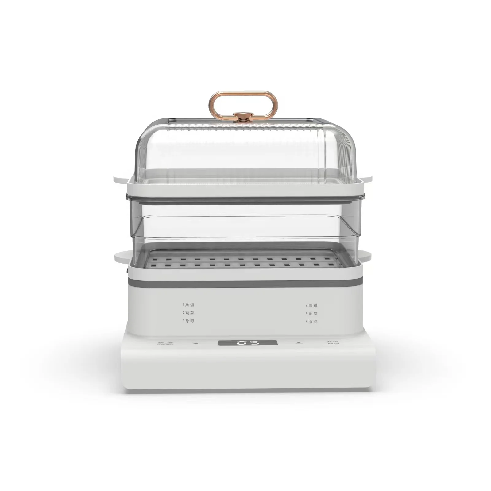 15L Big Capacity 3 Layers Electric Food Steamer Household Fast Cook Food Warmer Steaming Cooker Multifunctional Electric Steamer