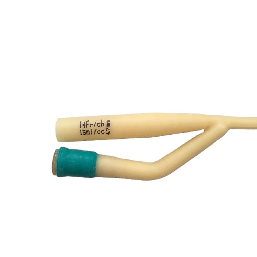 Hot Sales 2Way 3Way 100%Silicone Coated Latex Foley Catheter