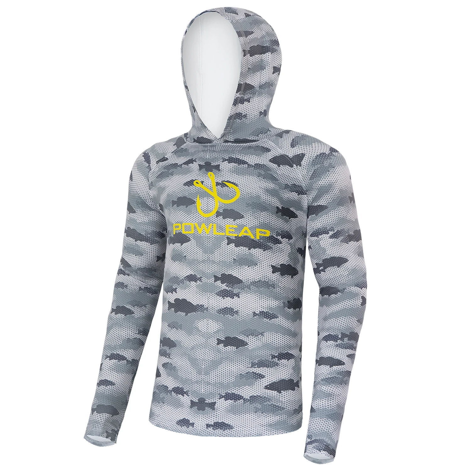 Wholesale Upf50+ Fishing Hoodies Uv Protection Breathable Long Sleeve Fishing Jersey Angling Tops Gear Manufacturer