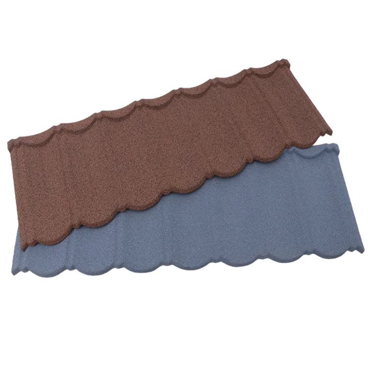  Stone coated steel metal roofing shingle shake