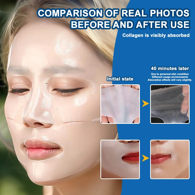 Nature Cheap Facial Sheet Collagen Mask Pack for Wholesale Face Mask Crystal MADE in KOREA Female Gel Regular Model 34g