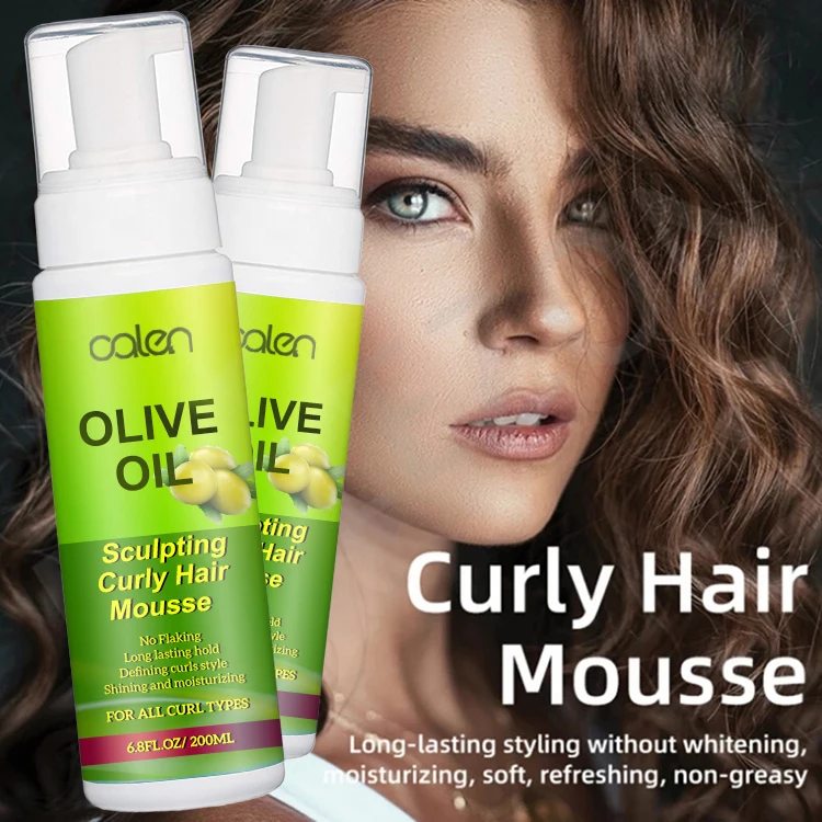 Private Label No Sticky Alcohol Free And Strong Hold Styling Hair Mousse