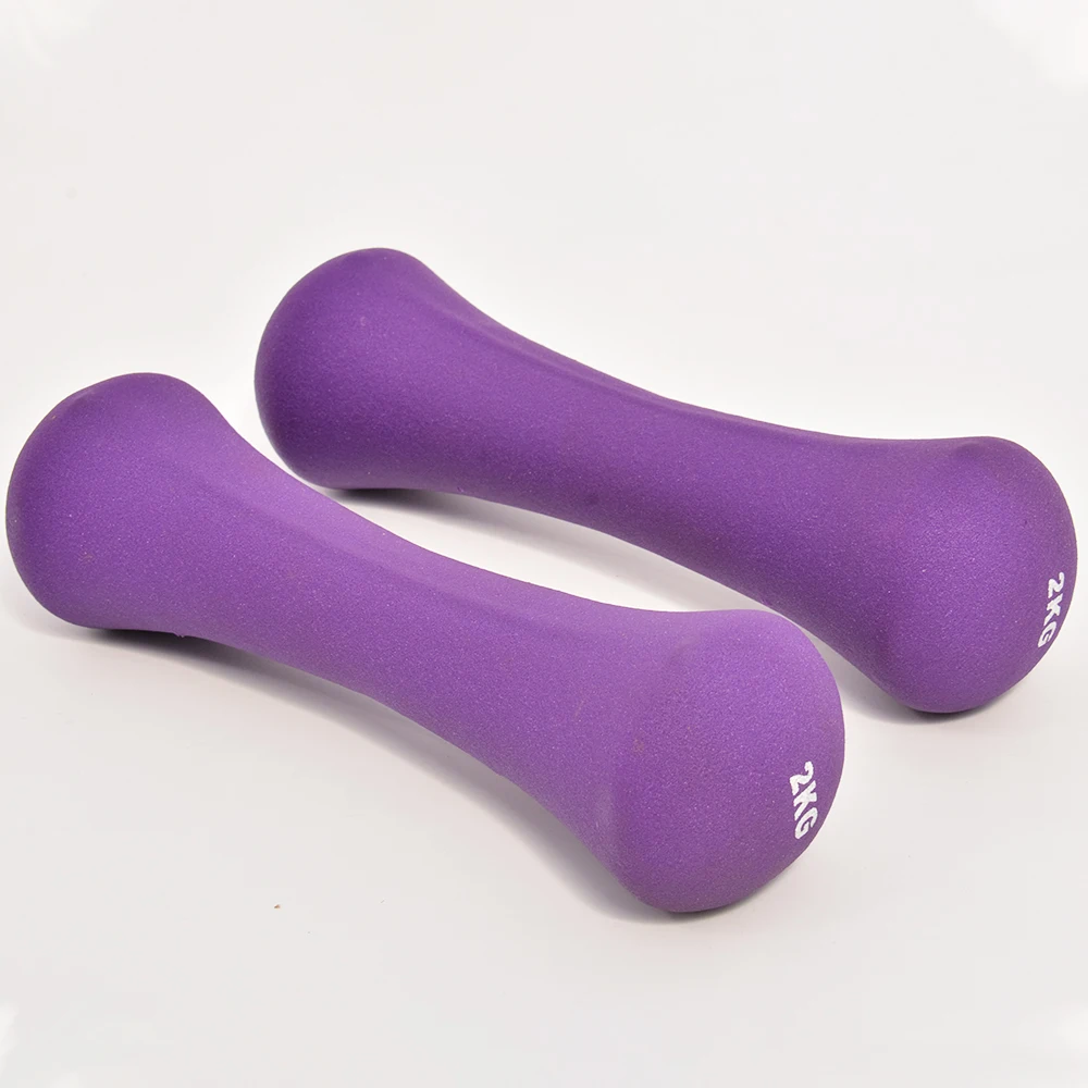 SD-8081 High quality equipment home gym red neoprene dumbbells weights set for woman