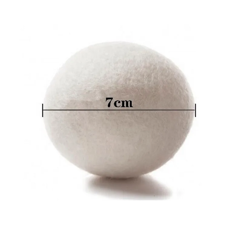 Handmade Natural Products Organic Laundry drying  Anti Static Wool Dryer Balls Wool Felt Ball