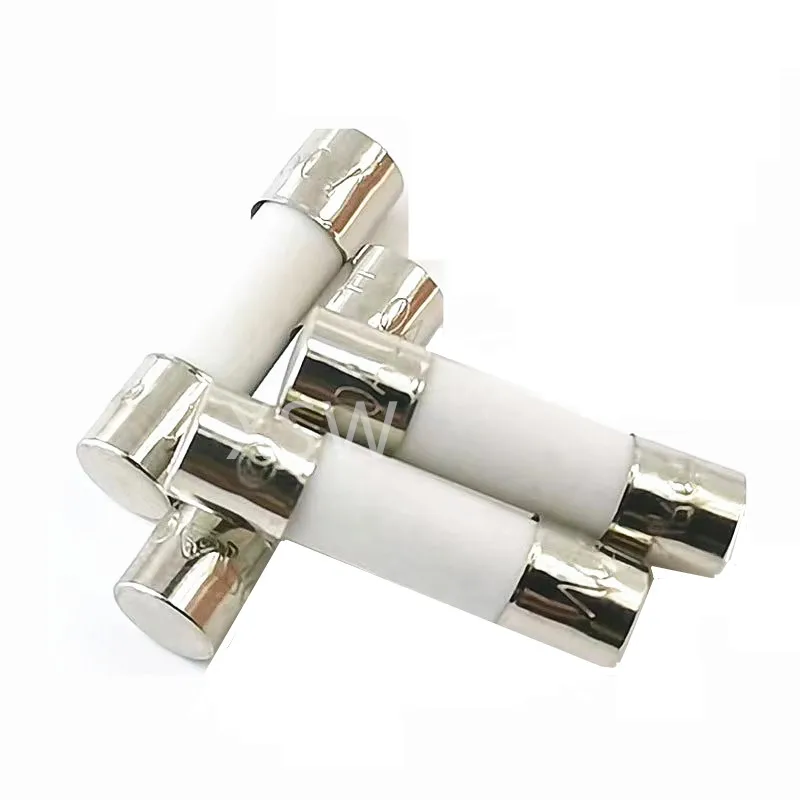 6x30 мм керамическая трубка плавкого предохранителя F0.5 1A/2A/3A/5A/6A/10A/15A/20A/30A автомобильный прикуриватель 6*30 0V-250V Керамический Предохранитель