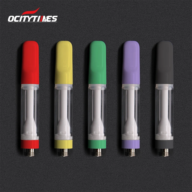 2021 full ceramic 0.5ml thick oil vape 1 ml cartridge coil